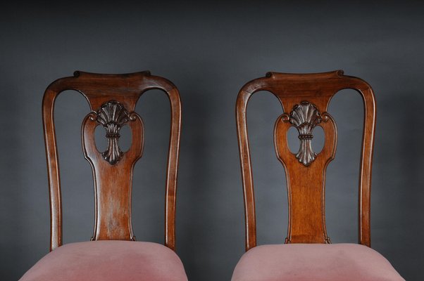 English Baroque Chairs, 1880s, Set of 4-FLW-1401789