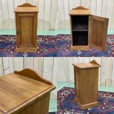 English Bedside Table in Satin Wood, 1930s-QYF-992631