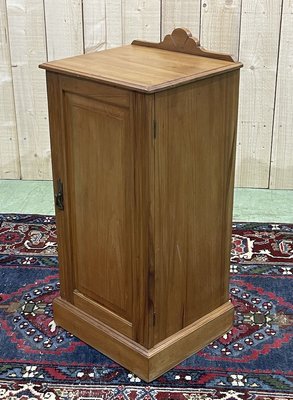 English Bedside Table in Satin Wood, 1930s-QYF-992634