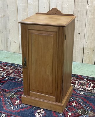 English Bedside Table in Satin Wood, 1930s-QYF-992634