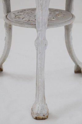 English Cast Iron and Wooden Table, 1890s-RCE-1404594