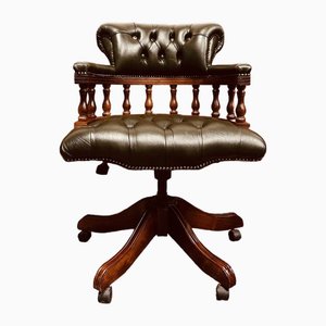 English Chesterfield Captain Chair-STK-2043475