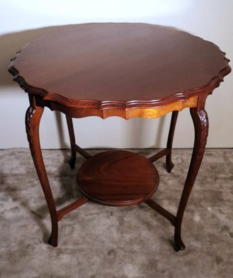 English Chippendale style Wooden Coffee Table, 1920s-QRS-1384457