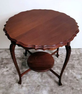 English Chippendale style Wooden Coffee Table, 1920s-QRS-1384457