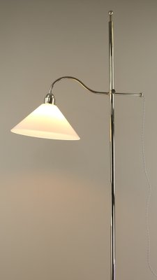 English Chrome Midsummer Floor Lamp, 1960s-KDB-1819962