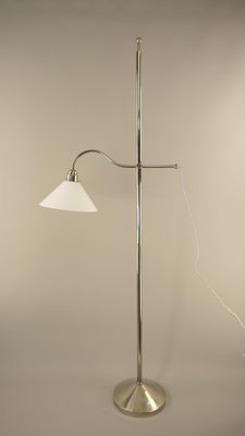 English Chrome Midsummer Floor Lamp, 1960s-KDB-1819962