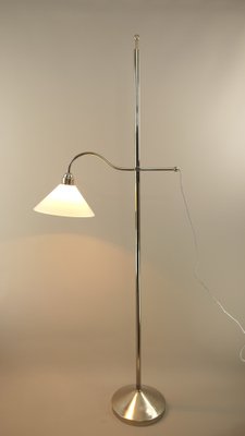 English Chrome Midsummer Floor Lamp, 1960s-KDB-1819962