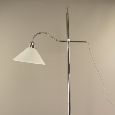 English Chrome Midsummer Floor Lamp, 1960s-KDB-1819962