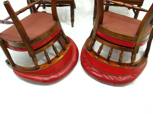 English Club Chairs, 1970s, Set of 4-WVA-1383461