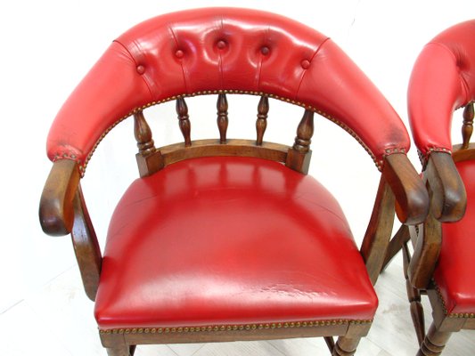 English Club Chairs, 1970s, Set of 4-WVA-1383461