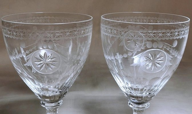 English Crystal Goblets by Yeoward William, 1995, Set of 2-QRS-1385431