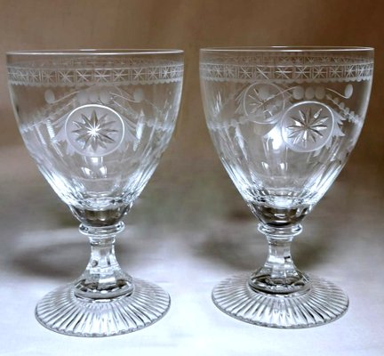 English Crystal Goblets by Yeoward William, 1995, Set of 2-QRS-1385431