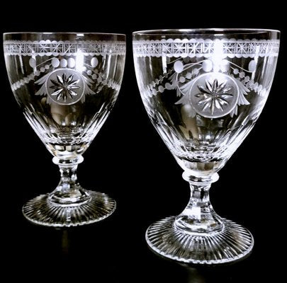 English Crystal Goblets by Yeoward William, 1995, Set of 2-QRS-1385431