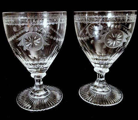 English Crystal Goblets by Yeoward William, 1995, Set of 2-QRS-1385431