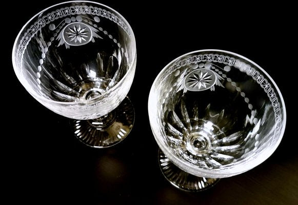 English Crystal Goblets by Yeoward William, 1995, Set of 2-QRS-1385431