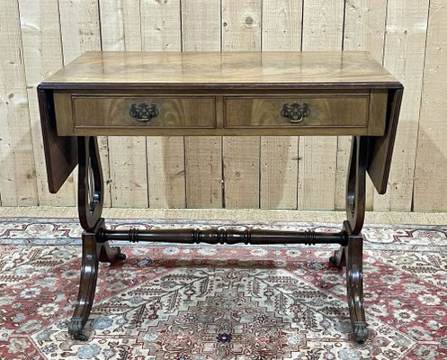 English Desk in Mahogany, 1950s-QYF-1749888