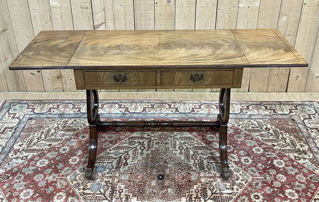 English Desk in Mahogany, 1950s-QYF-1749888