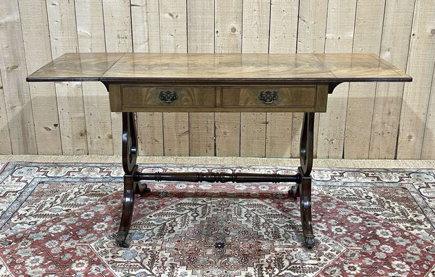 English Desk in Mahogany, 1950s-QYF-1749888