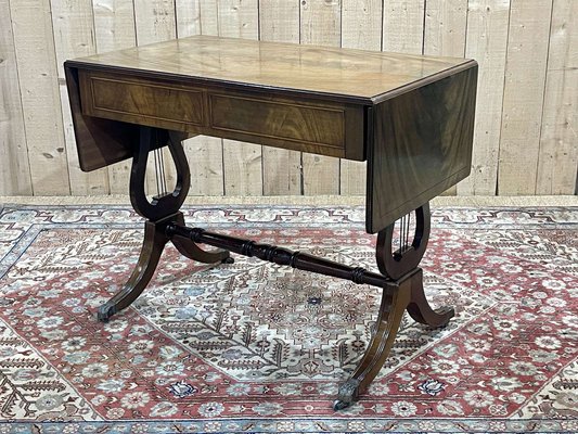 English Desk in Mahogany, 1950s-QYF-1749888