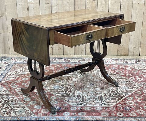 English Desk in Mahogany, 1950s-QYF-1749888