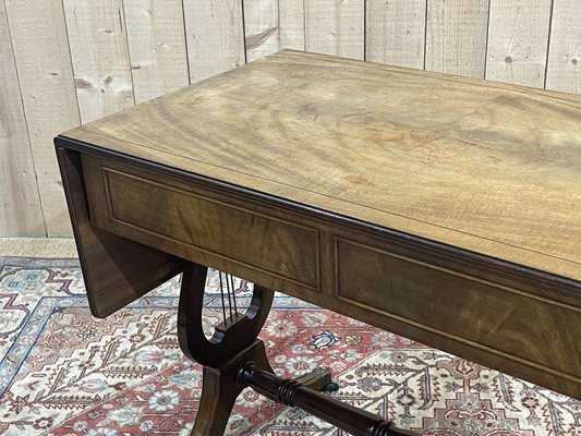 English Desk in Mahogany, 1950s-QYF-1749888