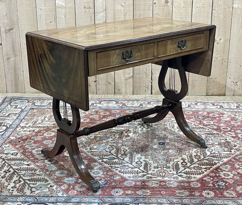 English Desk in Mahogany, 1950s-QYF-1749888