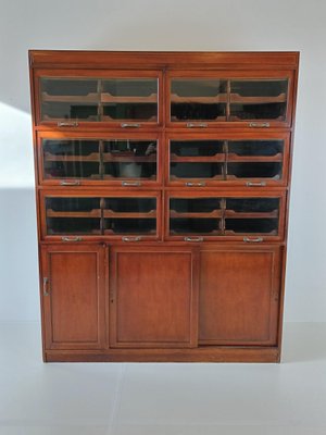 English Display Mahogany Cabinet, 1890s-ZCH-1806744