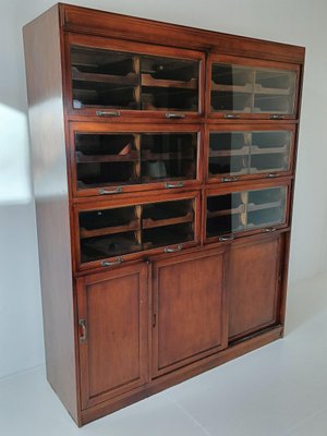 English Display Mahogany Cabinet, 1890s-ZCH-1806744