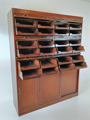 English Display Mahogany Cabinet, 1890s-ZCH-1806744