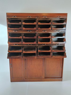 English Display Mahogany Cabinet, 1890s-ZCH-1806744