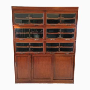 English Display Mahogany Cabinet, 1890s-ZCH-1806744