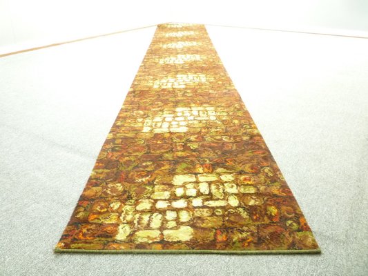 English Flower Power Rug, 1970s-UG-1172039