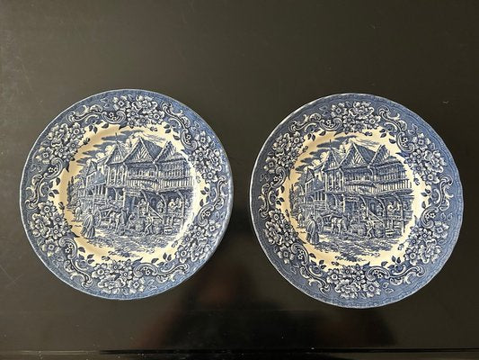 English Ironstone Plates fom Royal Tudor Ware, 1960s, Set of 8-AVC-1703702