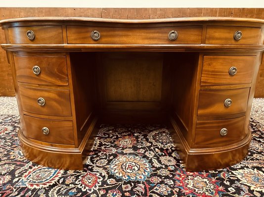 English Kidney-Shaped Classic Desk-STK-2020437