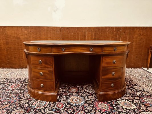 English Kidney-Shaped Classic Desk-STK-2020437