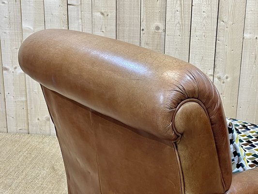 English Leather Armchair from Casamance-QYF-1209519