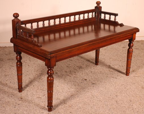 English Mahogany Bench, 1800s-HPU-1290680