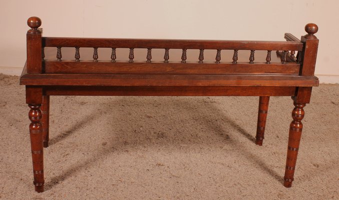 English Mahogany Bench, 1800s-HPU-1290680