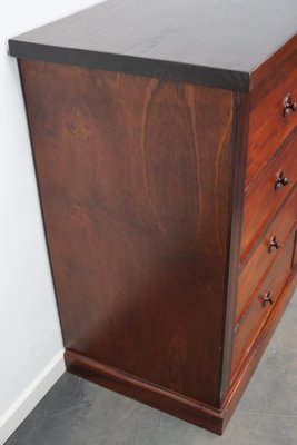 English Mahogany Commode Bank of Drawers, 1930s-XO-1287088