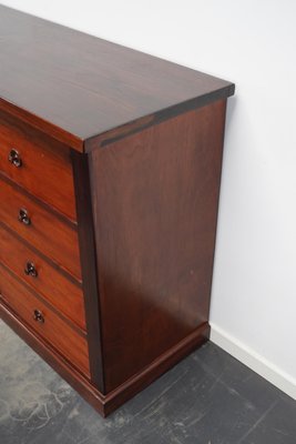 English Mahogany Commode Bank of Drawers, 1930s-XO-1287088