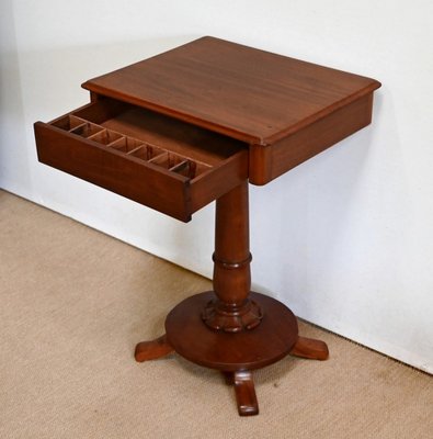 English Mahogany Pedestal Table-RVK-1394771