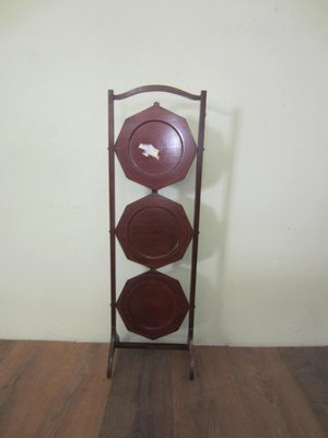 English Mahogany Side Table or Valet Stand-CDG-874460