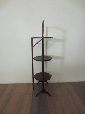 English Mahogany Side Table or Valet Stand-CDG-874460