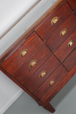 English Oak & Glass Shop Counter Cabinet, 1930s-XO-1818844