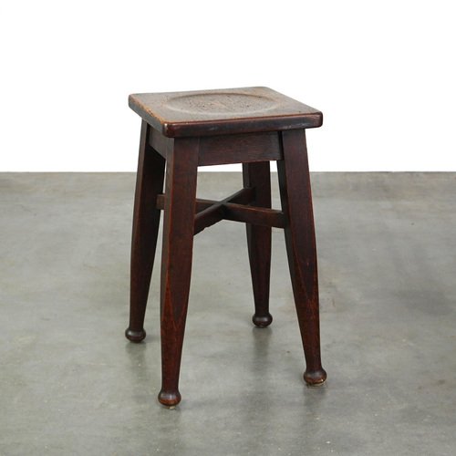 English Oak Stool from Gaskell & Chambers LTD