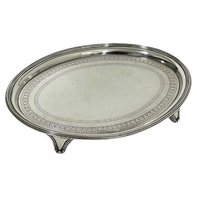 English Oval Silver Salver by William Bennett, 1800-UCH-1224216