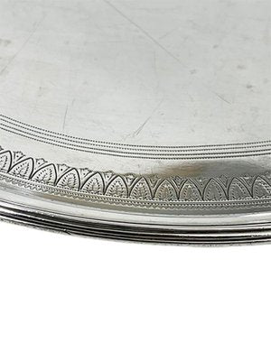 English Oval Silver Salver by William Bennett, 1800-UCH-1224216