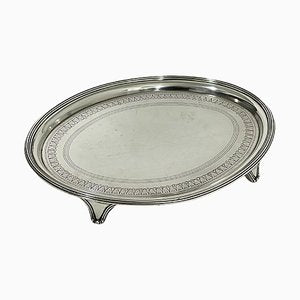 English Oval Silver Salver by William Bennett, 1800-UCH-1224216