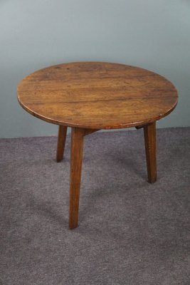 English Pinewood Cricket Table, Late 18th Century-HPP-1781144