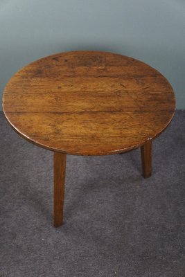 English Pinewood Cricket Table, Late 18th Century-HPP-1781144